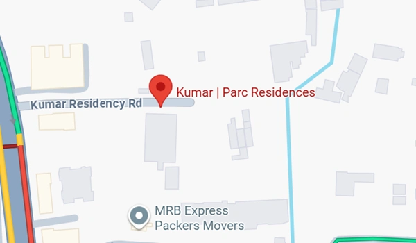 Kumar Parc Residences Location Map